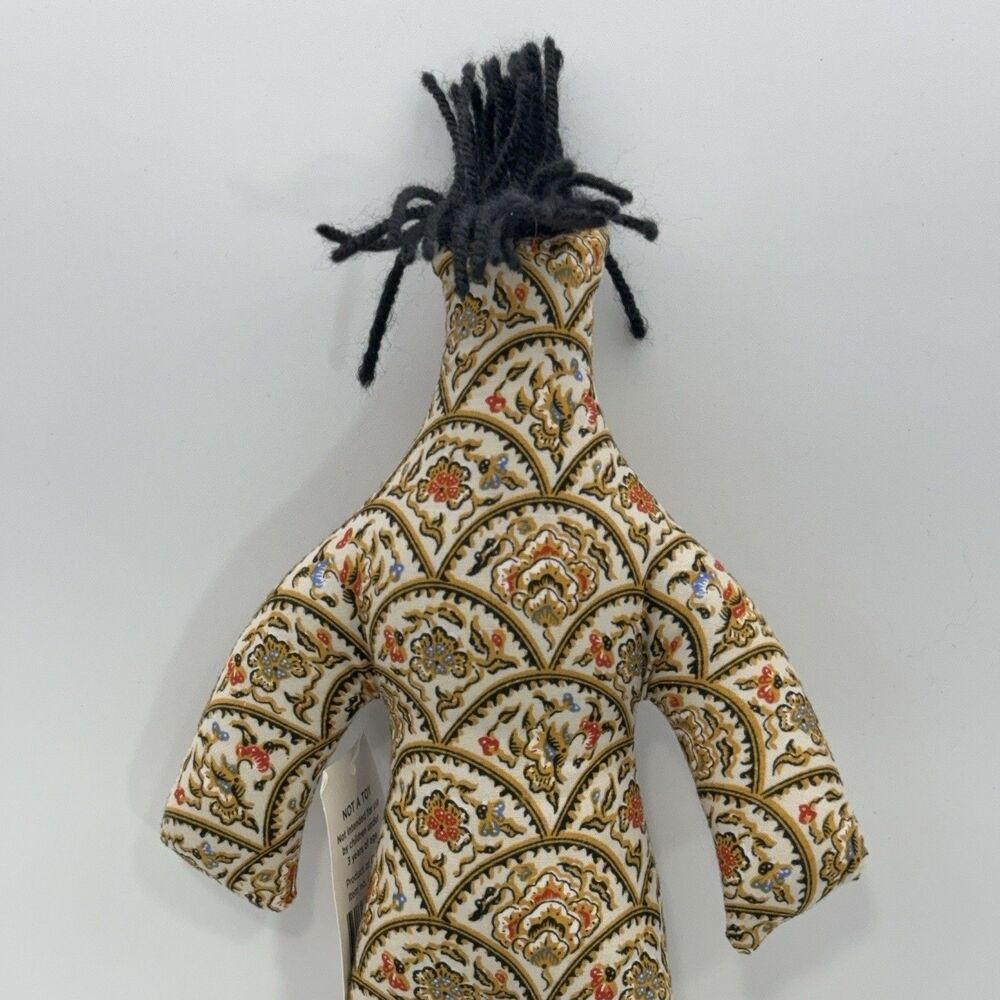 Dammit Doll Stress Relief Gag Gift Plush Paisley Floral Pattern New With Tags - Picture 7 of 11
